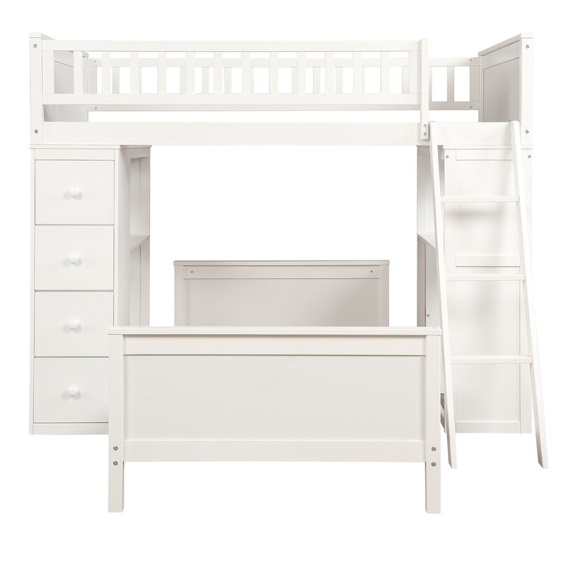 Ayres l shaped bunk deals bed with drawers